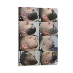 Various Men's Barber Barbershop Photo Posters Decor Print