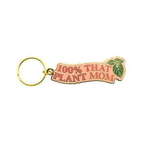 100% That Plant Mom Keychain