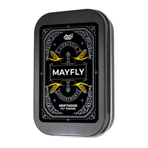 Drifthook Mayfly Life Cycle 32 Pack Fly Assortment - Full Life Cycle Coverage Nymph Emerger & Adult Dry Flies in Collectors Tin for Year Round Fishing