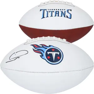 Calvin Ridley Tennessee Titans Autographed Franklin White Panel Football - Fanatics Authentic Certified