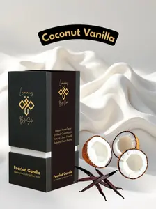 Luminous By Sola Wax Pearls Classic White Scented Coconut Vanilla Pearlled Candle Eco Friendly Safe Clean Burning 30 Wicks Included