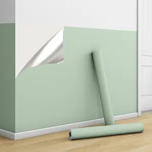 Solid Color Self-adhesive Wallpaper, 1 Count Waterproof & Oil-proof Wall Sticker, Decorative Wallpaper for Kitchen Countertop, Desk, Dormitory, Bedroom