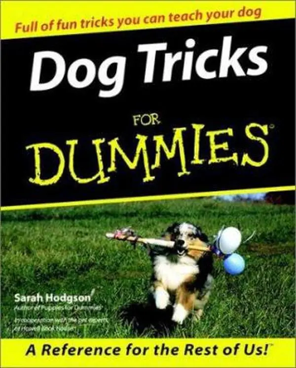 USED Book - Dog Tricks for Dummies by Sarah Hodgson (Paperback) - english