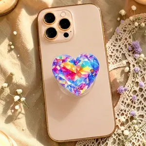 Diamond Heart Magsafe Phone Grip, Kindle Grip Ereader Accessory