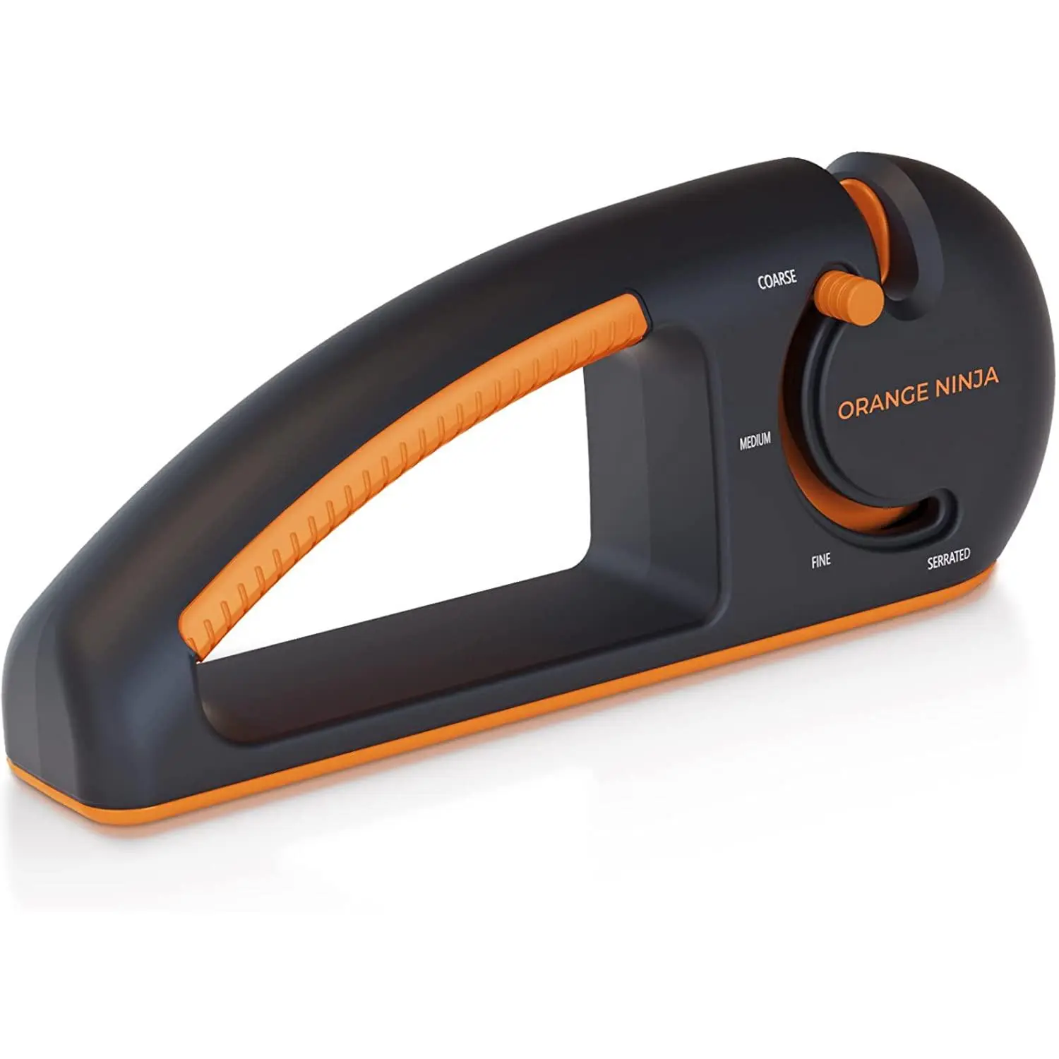 Orange Ninja 4-Stage Knife Sharpener — Kitchen Knives & Serrated Knives