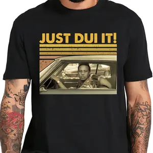 Just Do It Parody Shirt, Funny Sports Style Graphic Tee, Trendy Meme T-Shirt, Soft Cotton Unisex Shirt for Men & Women