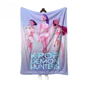 Kpop nap blanket, office nap blanket, quilt, flannel sofa throw blanket