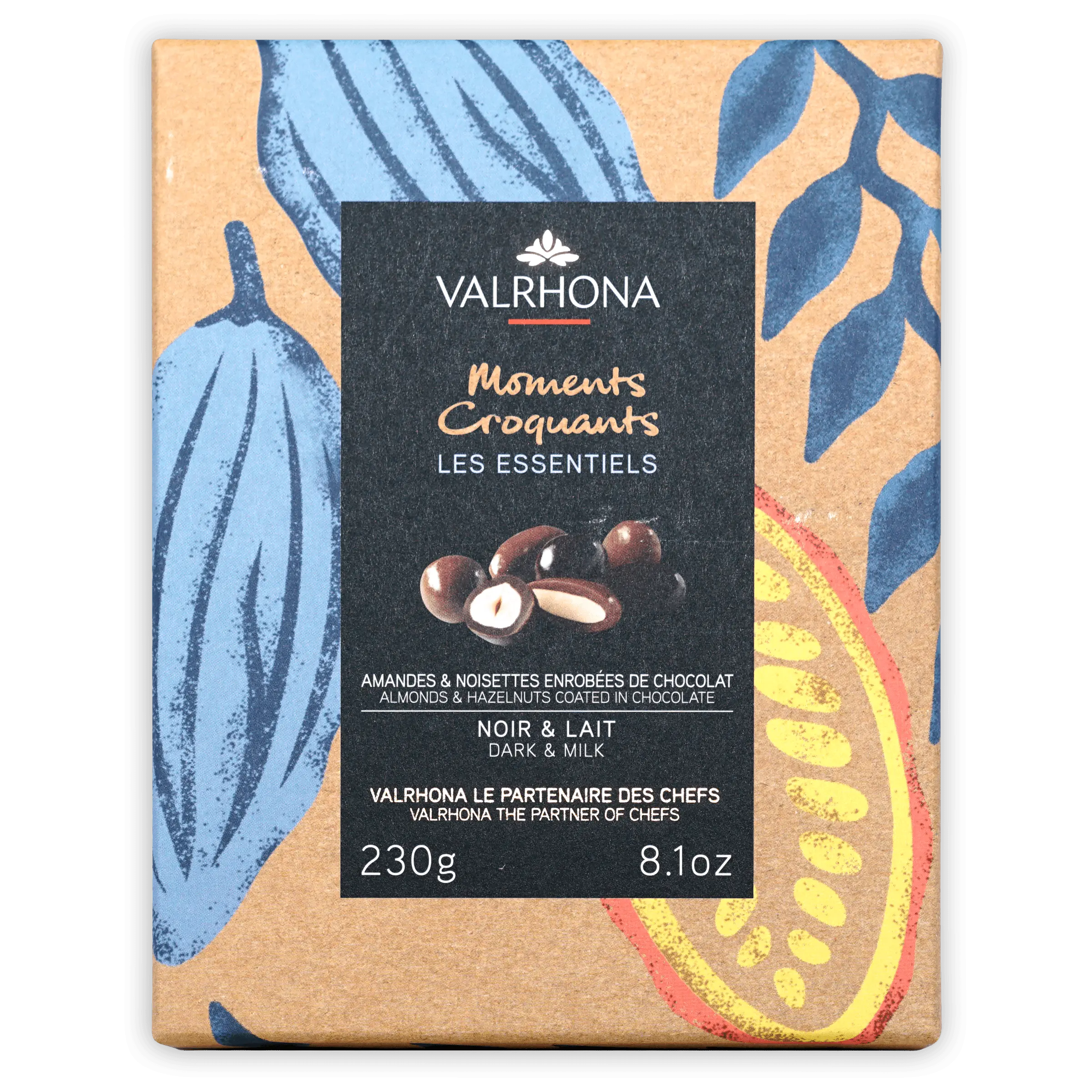 Valrhona Dark & Milk Chocolate Coated Almonds & Hazelnuts Gift Box