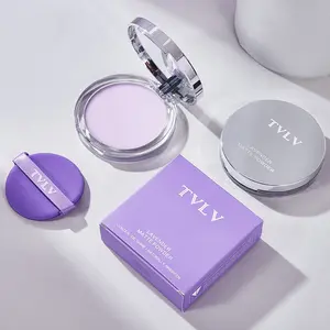 Lavender Setting Balm Matte Foundation, Lightweight Misty Finish, Pore Minimizing Moisturizer, Oil Control, Long-Lasting Concealer Powder
