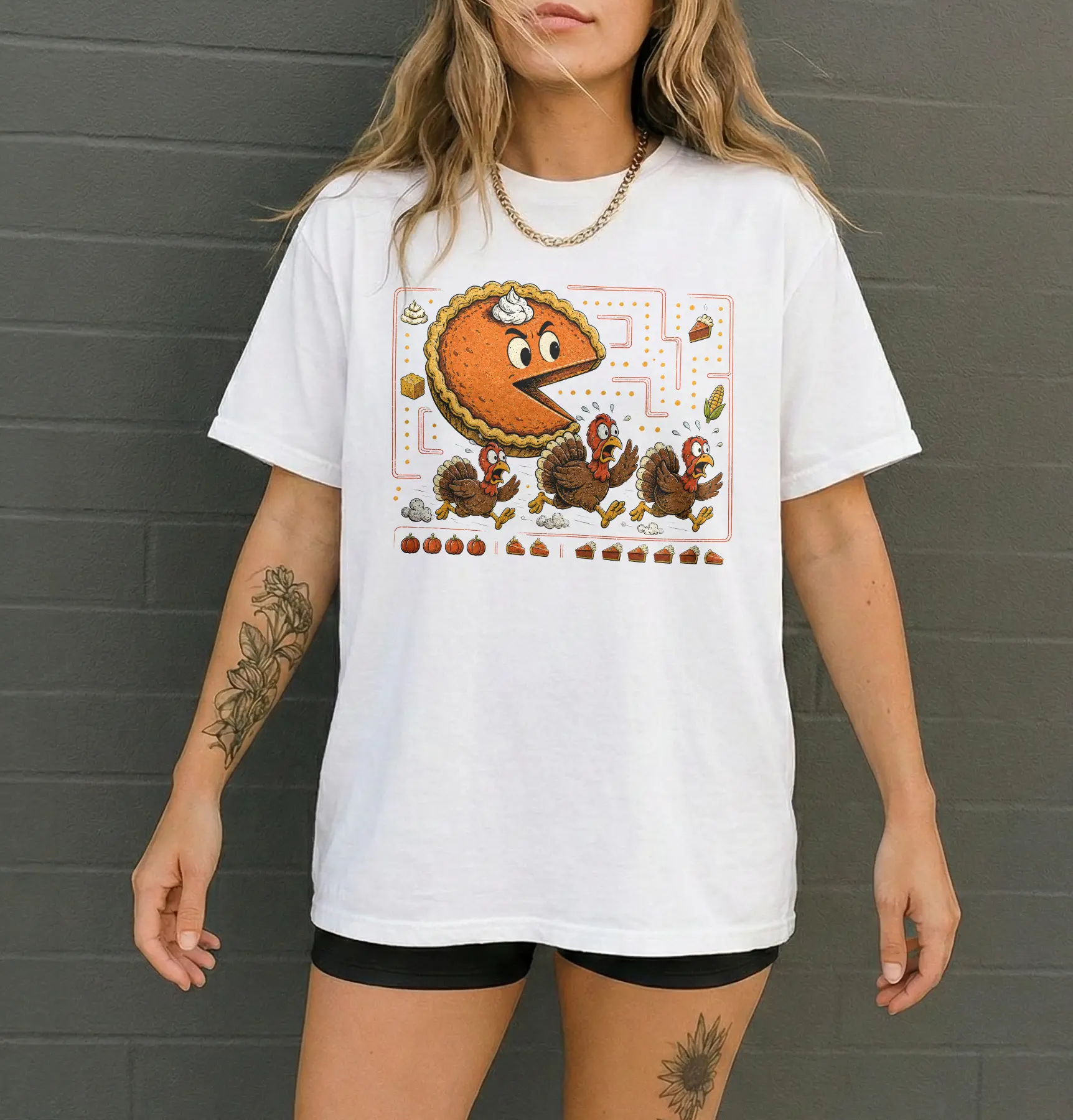 Women's Vintage Halloween Cotton Short-Sleeve T-Shirt, Gildan G5000 Casual Garment with Breathable Fabric