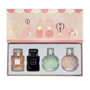 Women's mini perfumes set - Floral and fruity scent - Fresh and lasting - Daily use, dating, Eau De Parfum Kits for Valentine's Day gift 30ml*4