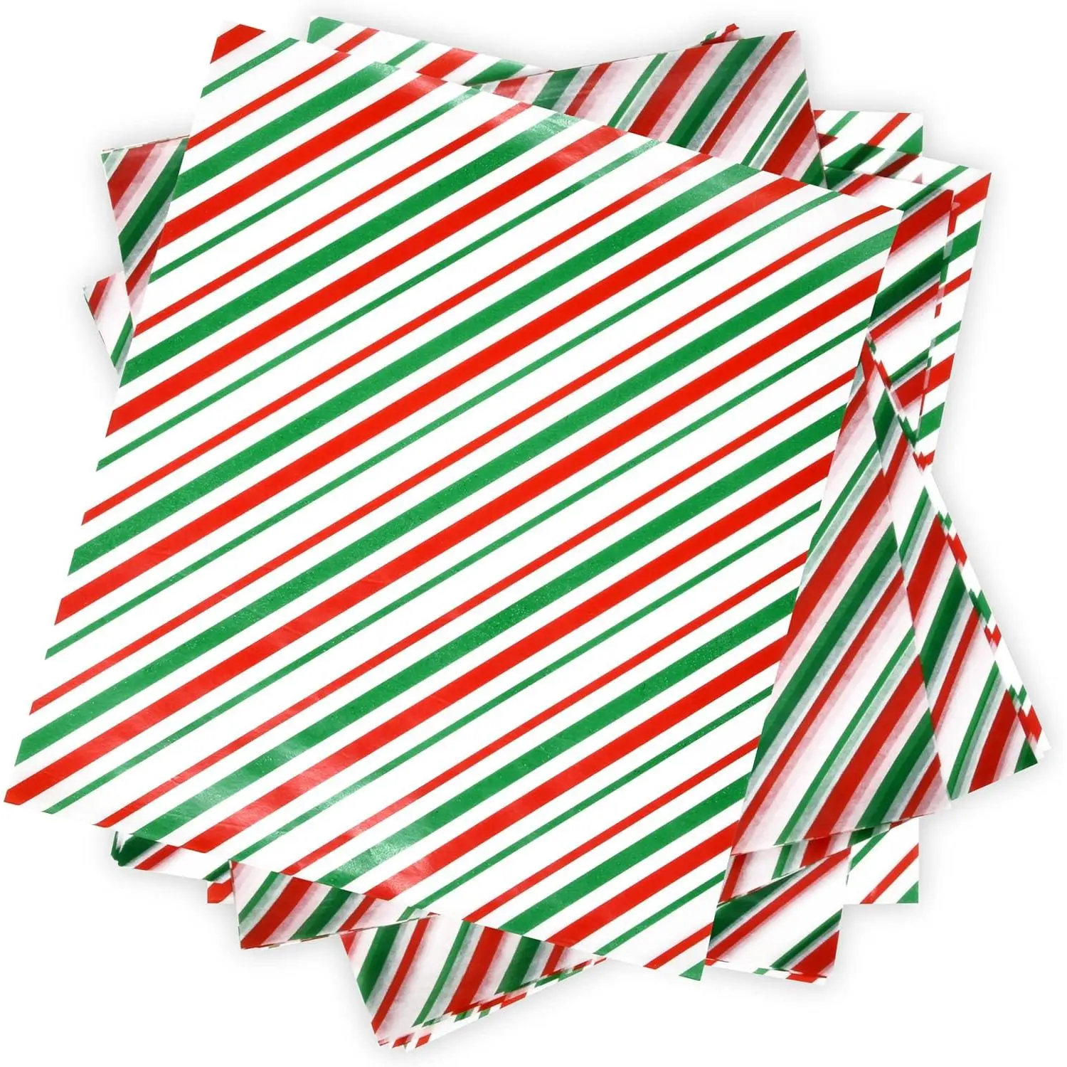 120 Sheets Christmas Wax Paper Parchment Cookie Food Liners Colorful Candy Wax Paper Baking Greaseproof Holiday Gift Wrapping Paper