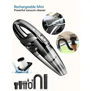 12V Cigarette Lighter Plug, Wireless Car Home Vacuum Cleaner, Household Small Dry Wet Dual-Use High-Power Handheld Vacuum Cleaner, Portable Vacuum Cleaner