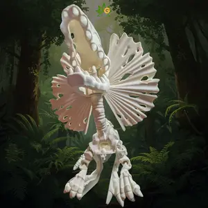 DG Articulated XL Skeleton Dilophosaurus Dinosaur Desk Accessory