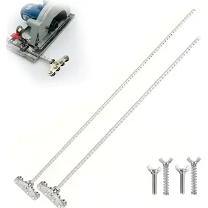 2 Pack Positioning Calipers for  Measurement, 23.6 Inch and 31.5 Inch Positioning Calipers for Circular , Adjustable Guide Rail for Woodworking Positioning  (Four-Axis)