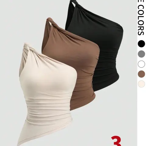 【Black Friday】Women's Solid Color Tank Top for Daily Wear, Ladies Clothes for Summer