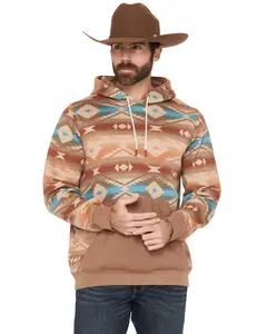 Cody James Men's Denver Southwestern Print Hooded Sweatshirt - Cjho25sw1-Bn