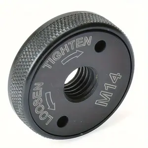 M14 Angle Grinder Quick Release Lock Nut, Self-Locking Flange Nut, Suitable for 115/125mm Angle Grinders, Tool-Free Sanding Disc Replacement