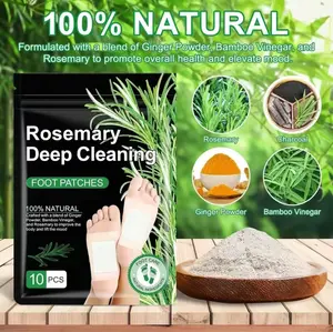 Foot Detox Patches Pads,  Deep Cleansing Detox Foot Feet Patches for, Remove Toxins, lmprove Sleep Quality foot Exfoliating Mask healthy well sleep natural ginger powder