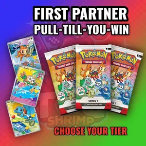 TCG SHRIMP First Partner PULL-TILL-WIN Pokemon Trading Card * LIVE RIP*