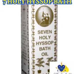 7 Holy Hyssop Bath Oil - Natural Bathing Oil for Hygienic Bathing