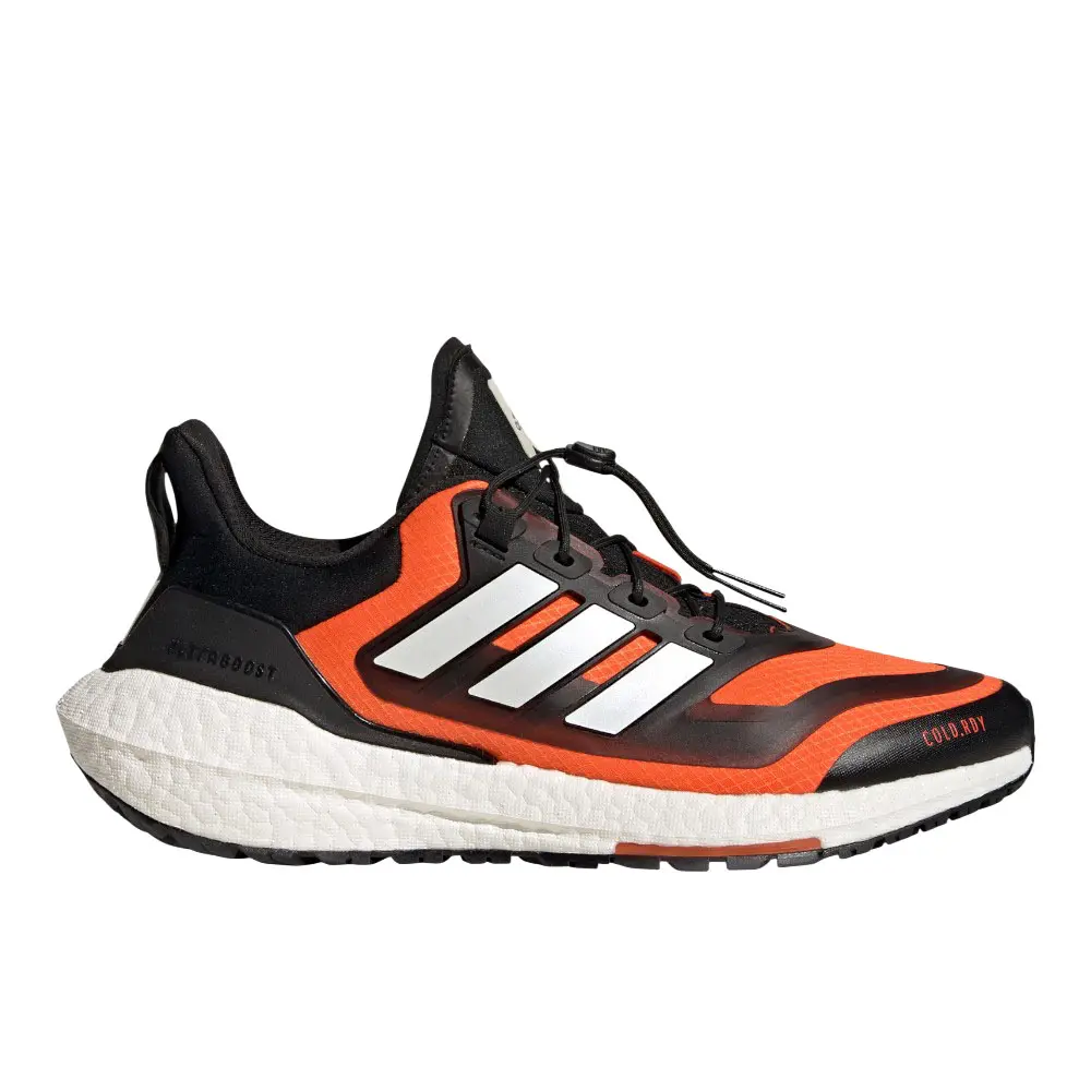 adidas Mens Ultraboost Ultra Boost 22 Cold.Rdy 2.0 Running Sneakers Shoes - Black, Orange