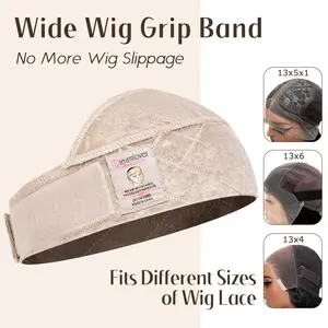 Summervibes Dreamlover Wig Grip Band for Lace Front Wigs, Adjustable Elastic Wig Grip Headband Wig Band for Women Summervibes Dreamlover Wig Grip Band for Lace Front Wigs, Adjustable Elastic Wig Grip Headband Wig Band for Women