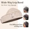 Dreamlover Extra-Wide Velvet Wig Grip Band with Velcro Closure for Lace Front Wigs, Adjustable Non-Slip Secure Fit, Helps Lace Blend Naturally at the Hairline, Less Glue Needed, Protects Edges, Hijab-Friendly for Headscarves & Headwraps, All-Day Wear