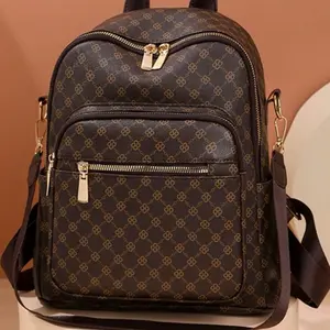 Solid Color Waterproof School Backpack – Lightweight, Large-Capacity Student Bag with Simple Full-Color Design