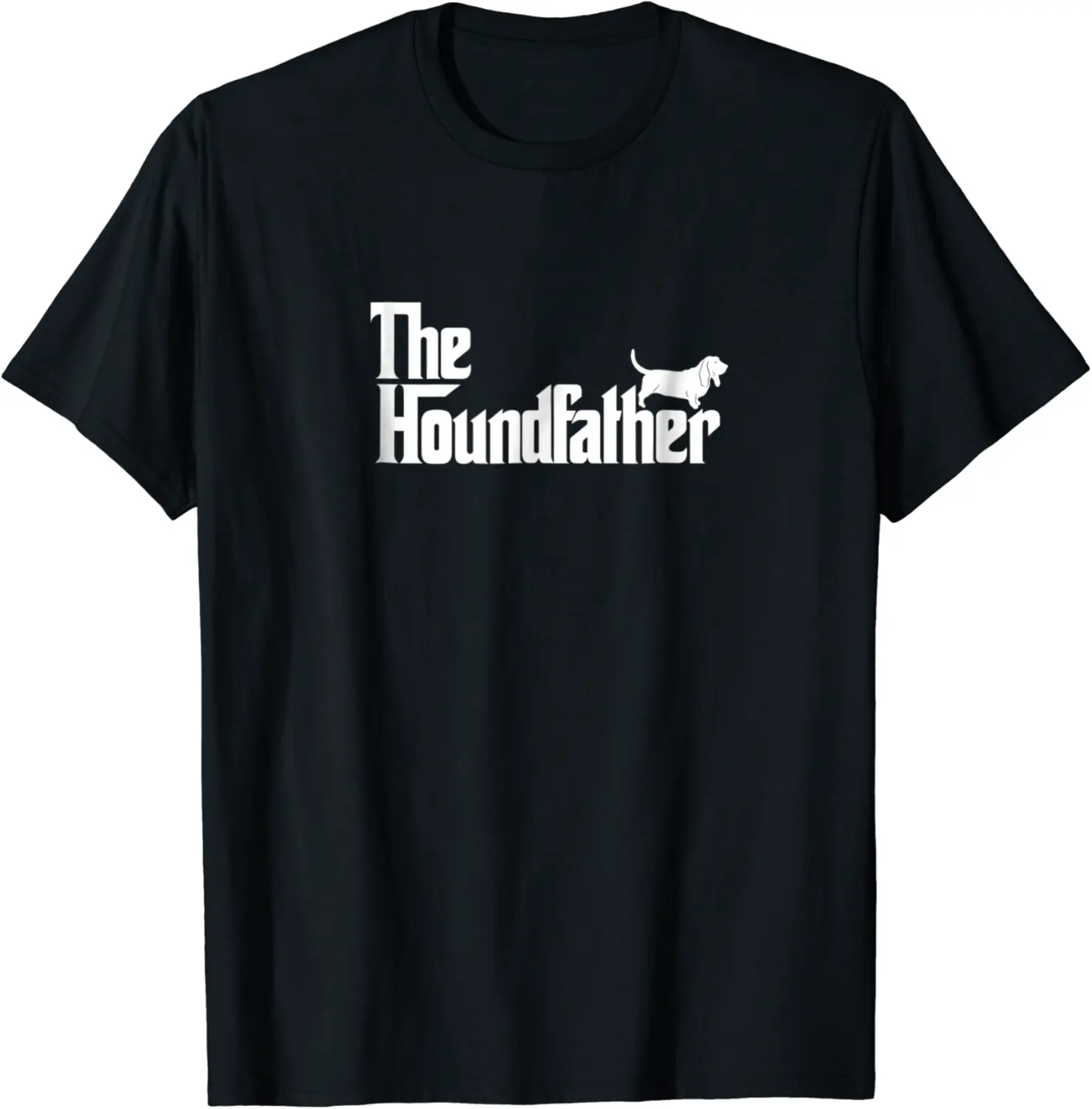 Mens Funny Basset Hound Father Dog Shirt The Houndfather T-shirt - Haileybutl Shop 41B07DLXH73V