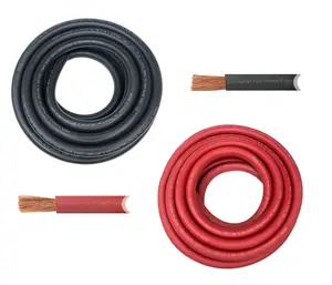 4/0 Gauge Pure Copper Ultra Flexible Welding & Battery Cable Industrial Pliable High Strand Count Approved