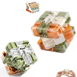 3D Ball Maze Cube Puzzle, Educational Logic Cube, Brain Teaser Toy, Ideal Christmas Gift