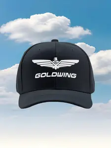 2026 New ModelStylish Unisex Baseball Cap Breathable Comfortable Design White Goldwing Bird Logo Print Perfect for Outdoor Sports Daily Wear