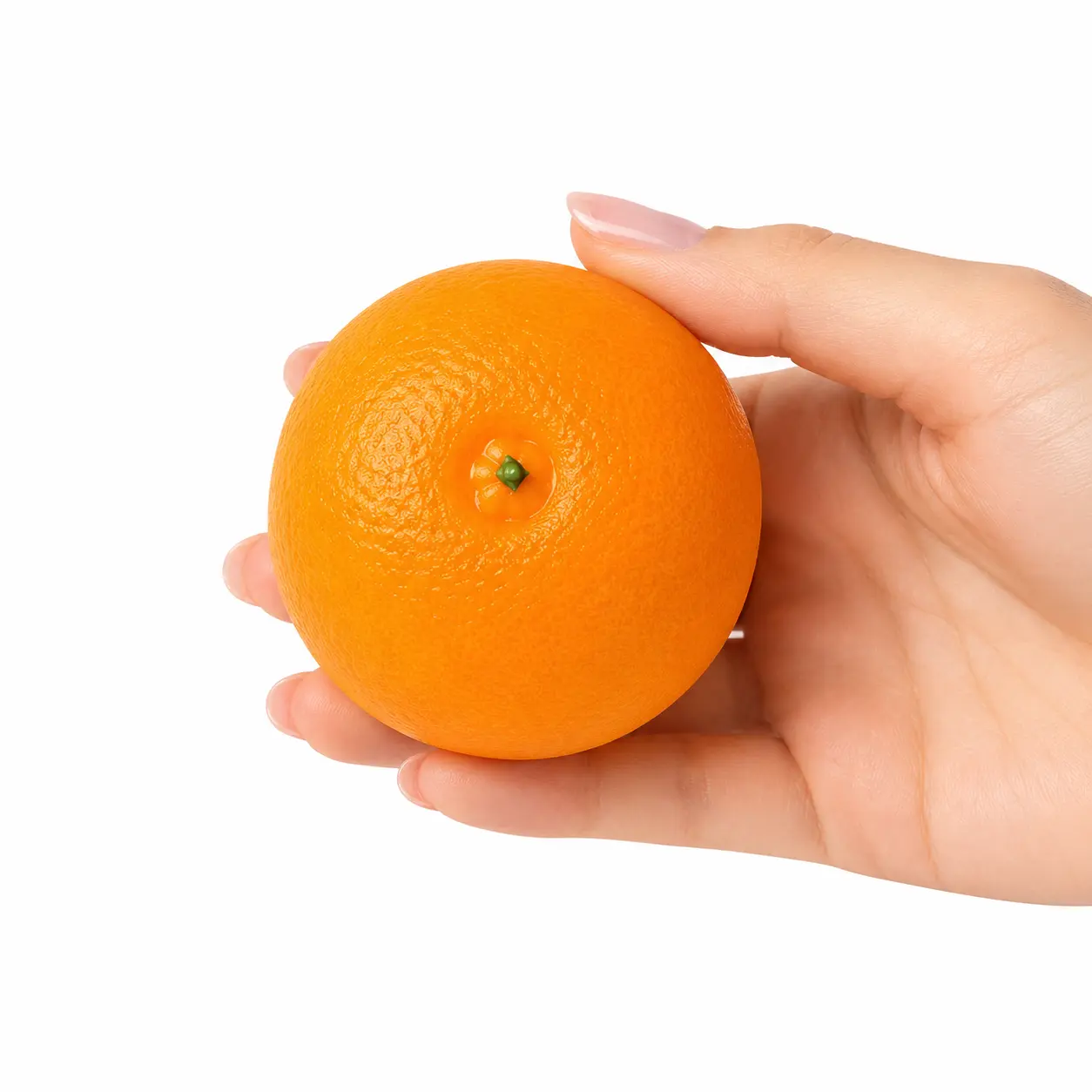 Crunchy Squishy - Orange Crunchy Squishy - ASMR Crunchy Office Stress Relief Desk Ornament, Adult Sensory Squeeze Gift, Firm Texture for Medium & Strong Grip