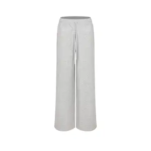 The Valen Knit Wide Leg Pants With Contrast