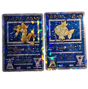 Ancient Magikarp & Gyarados "Double Trouble" Custom Card Set, Shattered Glass Holo Finish