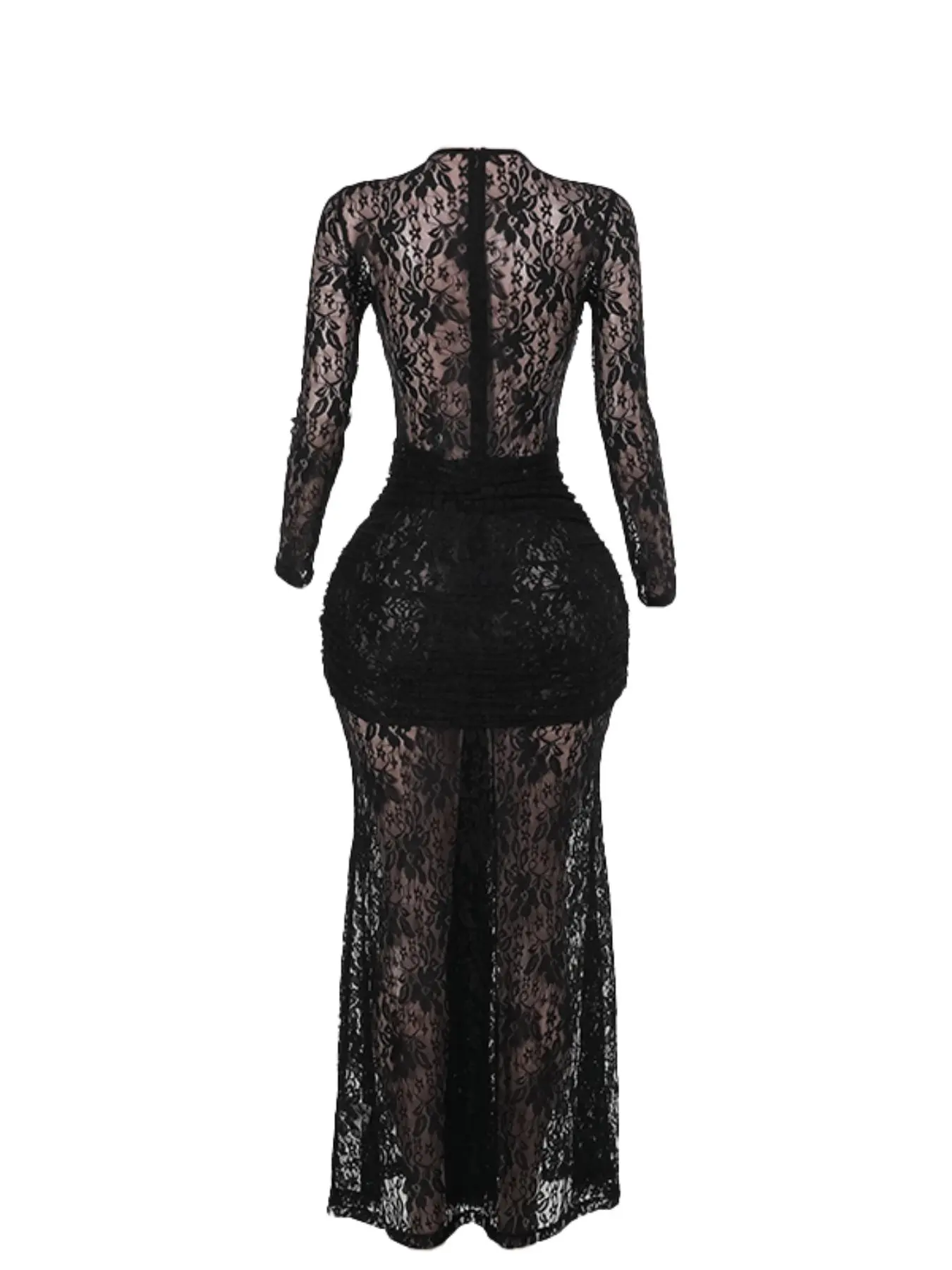 Styles by Faith Howard Women's Ruched Sheer Floral Lace Bodycon Dress, Elegant Long Sleeve Round Neck Maxi Dress for Party Holiday Wedding Guest, Ladies Fall & Winter Clothes - TikTok Shop Styles by Faith Howard Women's Ruched Sheer Floral Lace Bodycon Dress, Elegant Long Sleeve Round Neck Maxi Dress for Party Holiday Wedding Guest, Ladies Fall & Winter Clothes - TikTok Shop