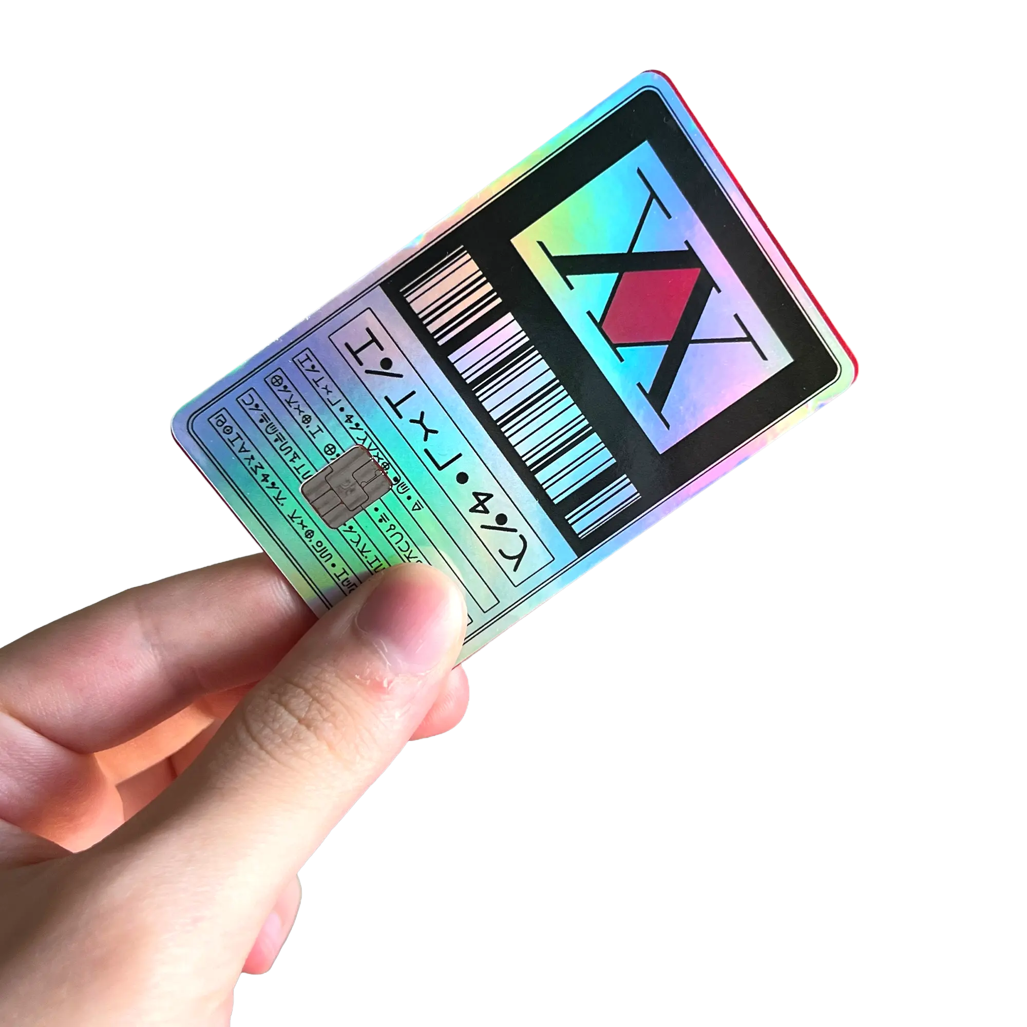 Hunter License Holographic Credit Card Protection Sticker Small Chip