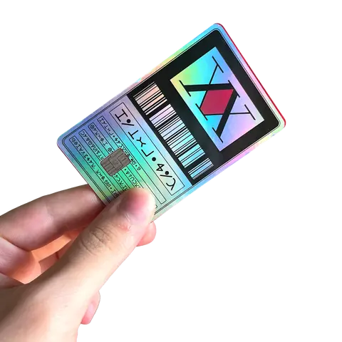Hunter License Holographic Credit Card Protection Sticker Small Chip