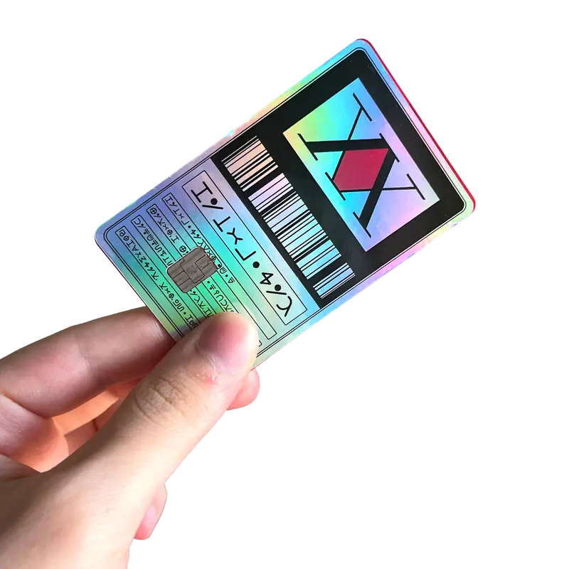 Hunter License Holographic Credit Card Protection Sticker Small Chip