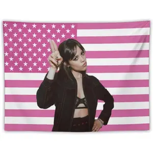 Jenna Poster Tapestry Funny Ortega Flag Living Room Bedroom Dormitory Garden Art Decoration Wall Aesthetic Merch