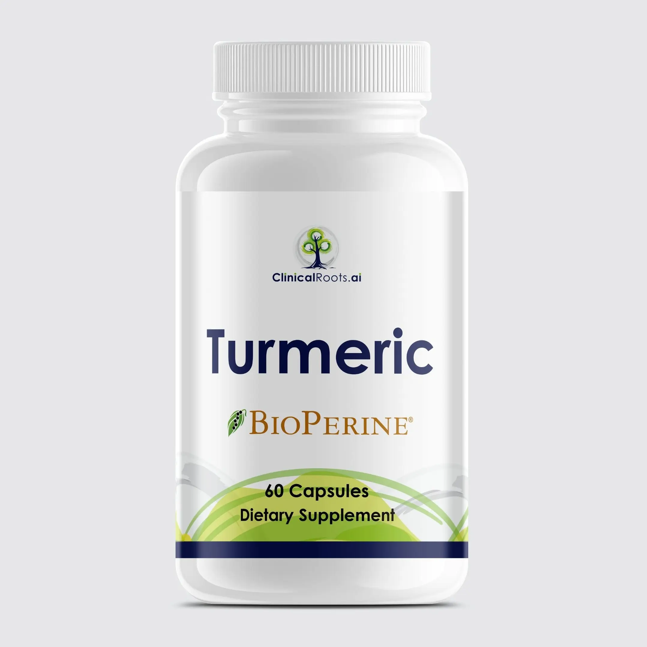 ClinicalRoots.ai Turmeric 95% Curcuminoids with BioPerine Organic Turmeric Capsules for Joint Health & Antioxidant Support