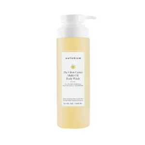 Naturium The Glow Getter Multi-Oil Hydrating Body Wash, Gentle Cleanser, 16.9 oz