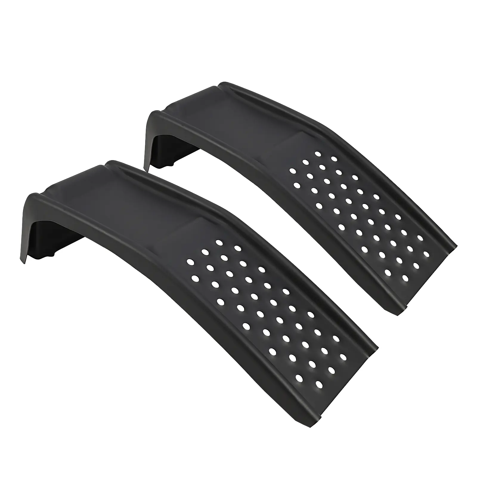 [Football Fan SeasonDeal] Heavy Duty Car Ramp, 4000 Lbs Auto Ramps, Solid Steel Truck Ramp, Car Service Ramp Set-Lifts Vehicles Up to 8 Inch, Ideal for Oil Change, Car Repair, Easy Home Garage Maintenance, 2 Pack