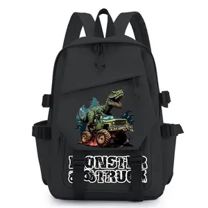 Monster Backpack For Men and Women Waterproof and Dirt Resistant Backpacks Large Capacity Bag as Gift for Family Friends and Colleagues -Black