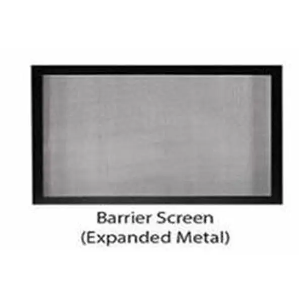 Empire DVFB36SBL Modern Fireplace Barrier Screen, Black, Home Decor, High-Quality Construction (Home Improvement Building Supplies for Doors, Gates & Windows Protection)