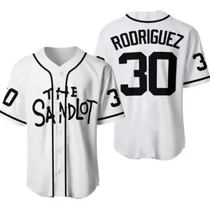 Youth Kids And Adults Benny 'The Jet' Rodriguez 30, The Sandlot Baseball Jersey