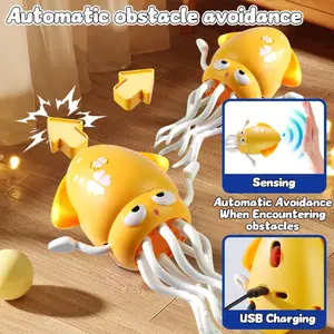 Crazy 8-Leg Dancing Octopus Toy | Smart Obstacle Avoidance, LED Music Lights