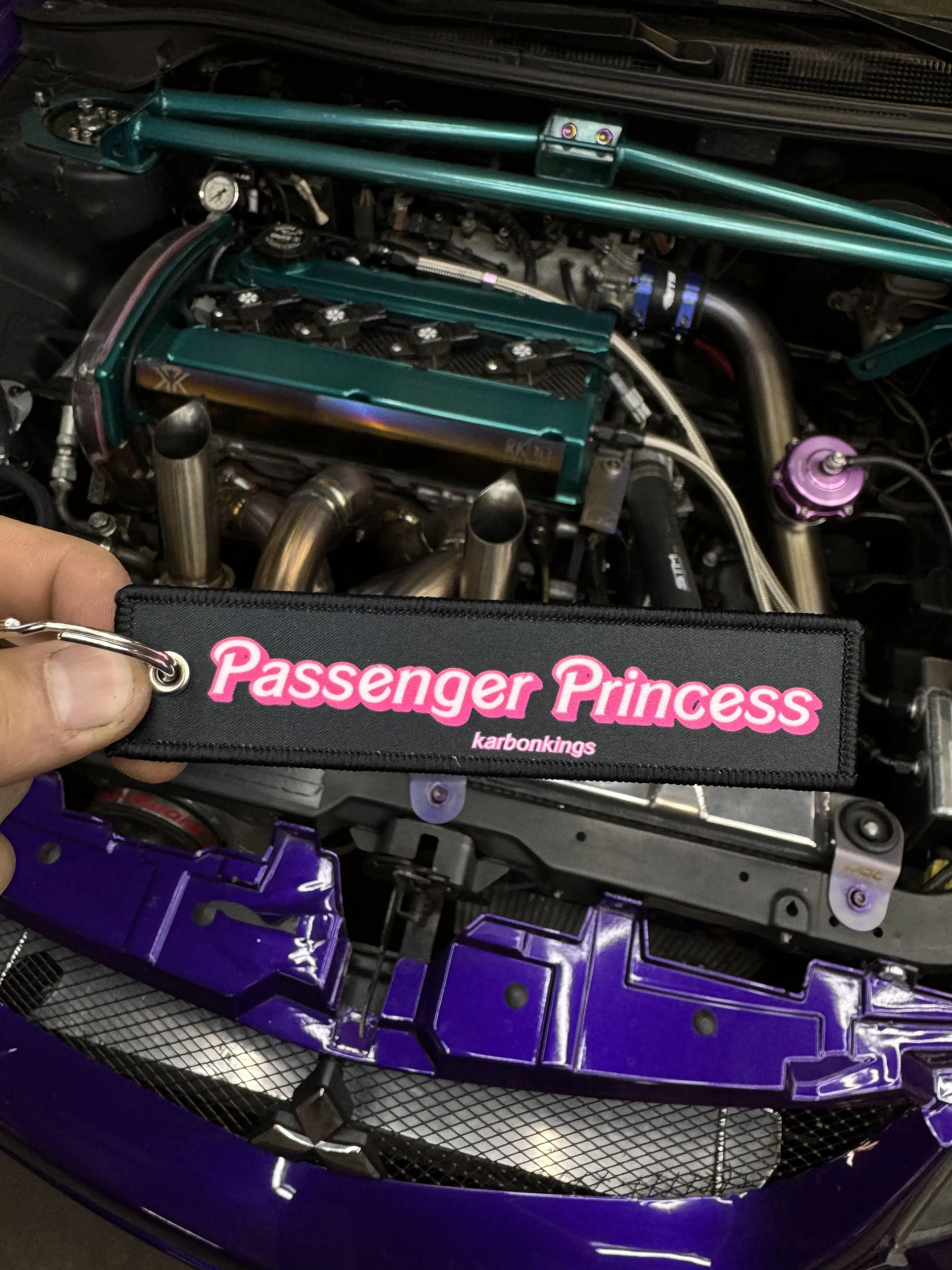 Passenger Princess Keytag Keychain by Karbon Kings