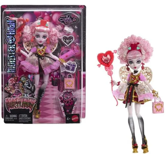 Monster High Scary Sweet Birthday Cupid Asteria Doll  [COLLECTIBLES] Paper Doll, Collectible
